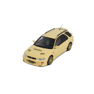 Subaru Impreza WRX STI Version VI Sport Wagon Cashmere Yellow 1999 OttO mobile 1:18 Resinemodell (Türen, Motorhaube... nicht zu öffnen!)